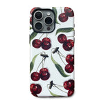 Chérie Cherry 1890 designer iPhone case featuring vintage cherry artwork and minimalist Occupo Gloria streetwear branding