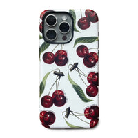 Chérie Cherry 1890 designer iPhone case featuring vintage cherry artwork and minimalist Occupo Gloria streetwear branding