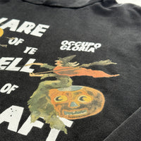 vintage wash halloween hoodie streetwear oversized spooky halloween hoodie 2025 acid washed witch pumpkin bat design streetwear oversized heavyweight vintage halloween