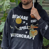Beware of Ye Spell of Witchcraft | Halloween Vintage Hoodie